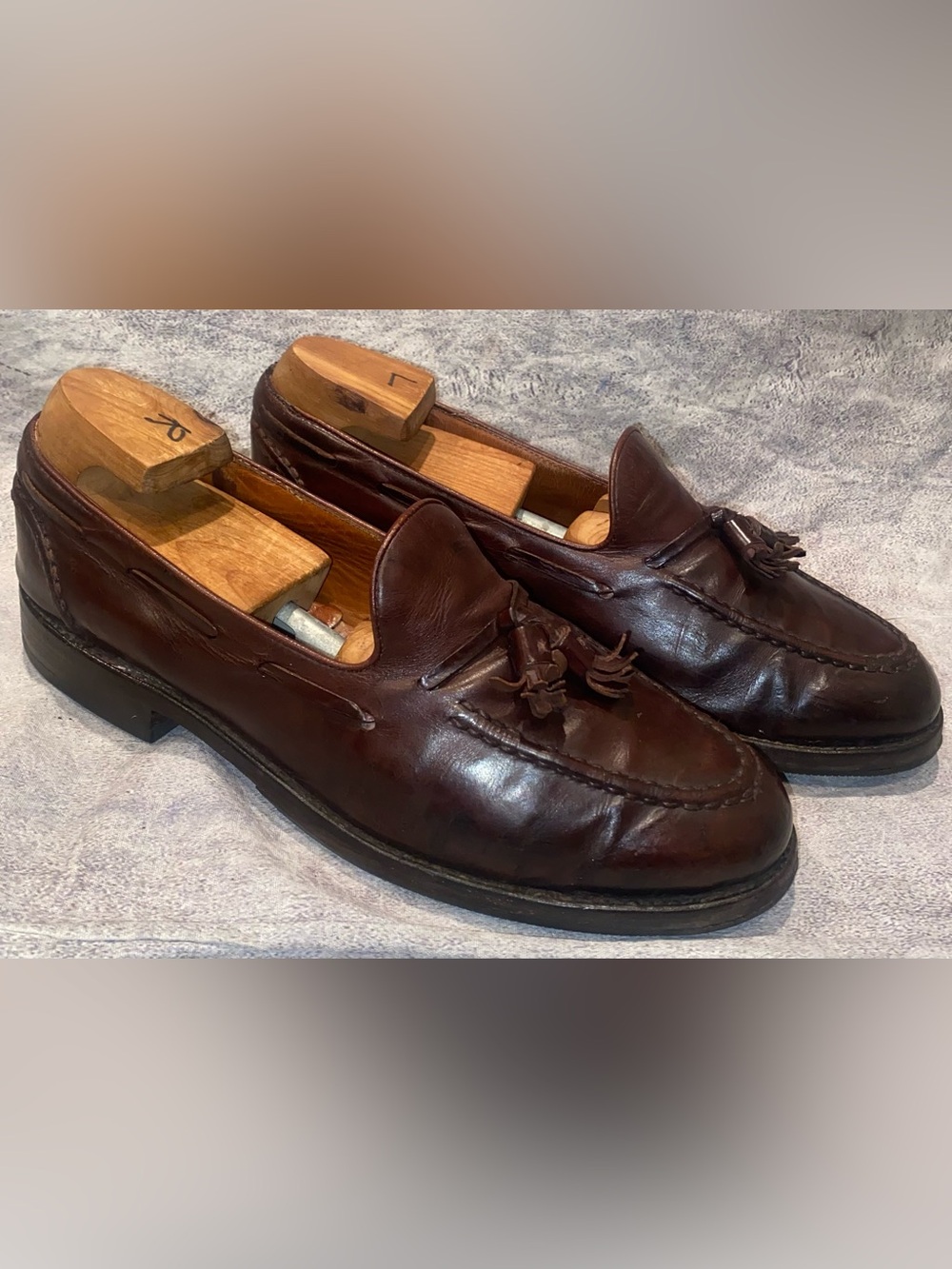 Grant Stone x J Crew Tassel Loafers Slip On Casual Dress Shoes 9.5 D Work Office